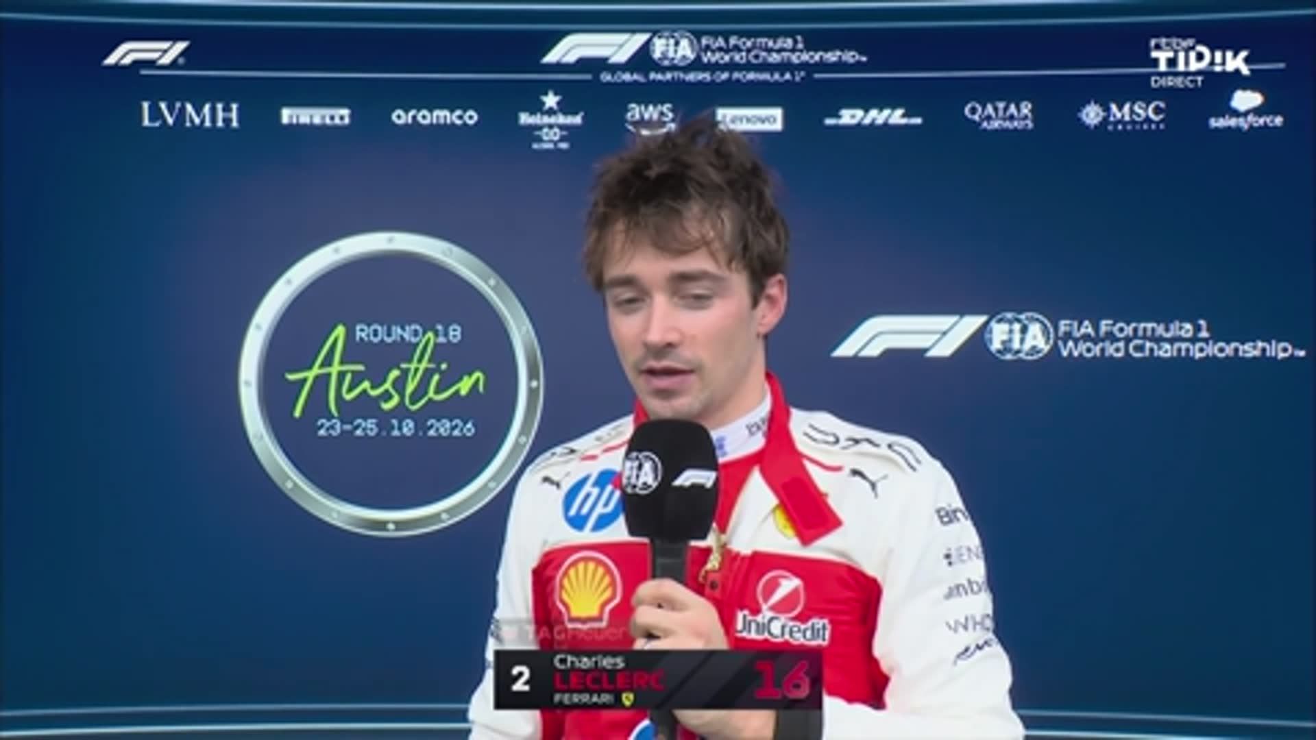 Streamer Raction Corner Les réactions de Charles Leclerc, Max Verstappen et Kimi Antonelli - GP ...