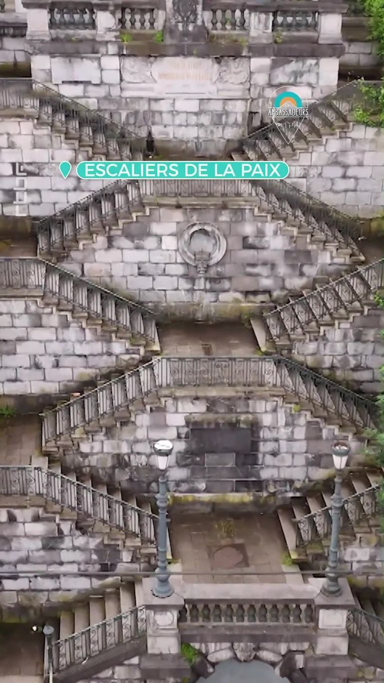Verviers, une ville qui se gravit marche après marche
