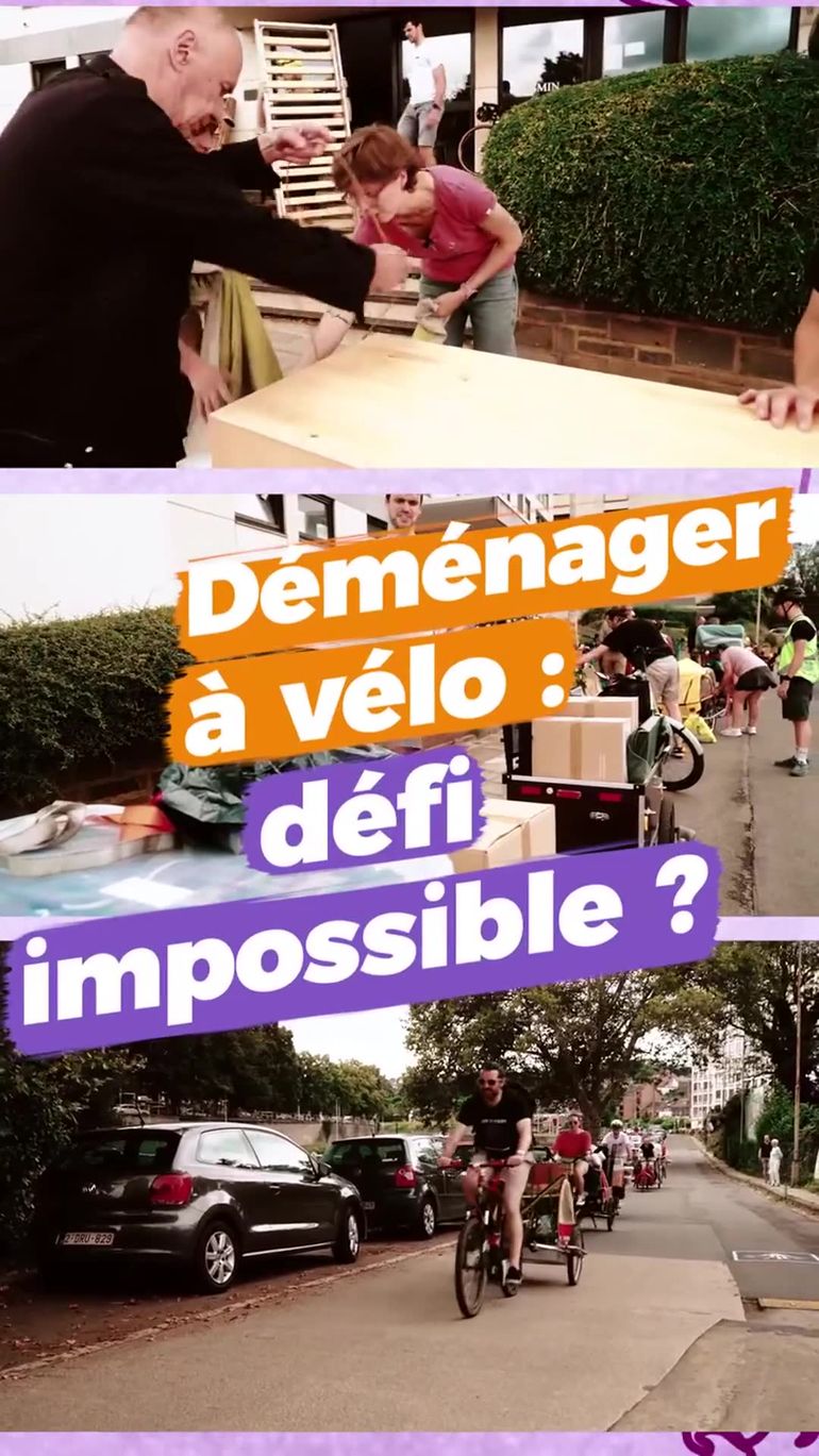 Justine déménage à vélo - RTBF Shorts